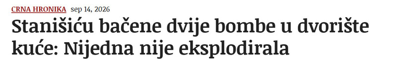 Montenegro-avmp/Stanisicu-bacene-dvije-bombe-u-dvoriste-kuce-Nijedna-nije-eksplodirala_3