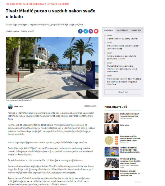 Montenegro-avmp/Tivat_-Mladic-pucao-u-vazduh-nakon-svade-u-lokalu