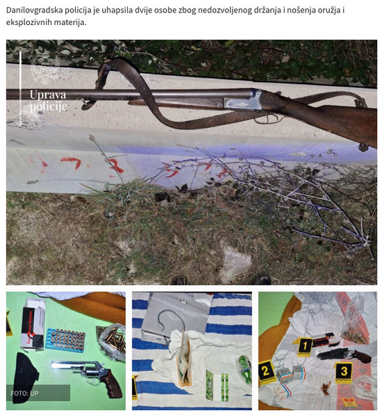 Montenegro-avmp/U-Danilovgradu-uhapsene-dvije-osobe-zbog-oruzja-i-marihuane---CdM