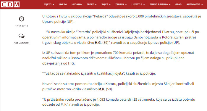 Montenegro-avmp/U-Kotoru-i-Tivtu-oduzeto-skoro-5.000-pirotehnickih-sredstava---CdM_1