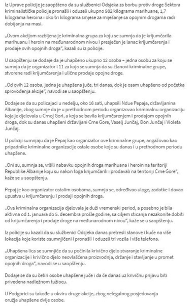 Montenegro-avmp/U-Podgorici-hapsenja-i-zaplijena-droge-i-oruzja-u-Kotoru-pretres-stanova_2_4