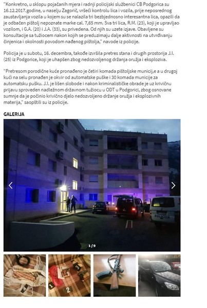 Montenegro-avmp/U-Podgorici-hapsenja-i-zaplijena-droge-i-oruzja-u-Kotoru-pretres-stanova_4
