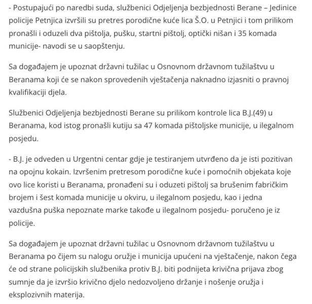 Montenegro-avmp/U-Ulcinju-i-Beranama-zaplijenjeni-oruzje-i-municija-u-ilegalnom-posjedu-_-_5