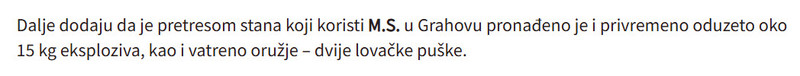 Montenegro-avmp/U-pretresima-na-Grahovu-i-u-Niksicu-Uhapsen-osumnjiceni-za-pokusaj-ubistva-oduzeto-oruzje-eksploziv-vozilo_3