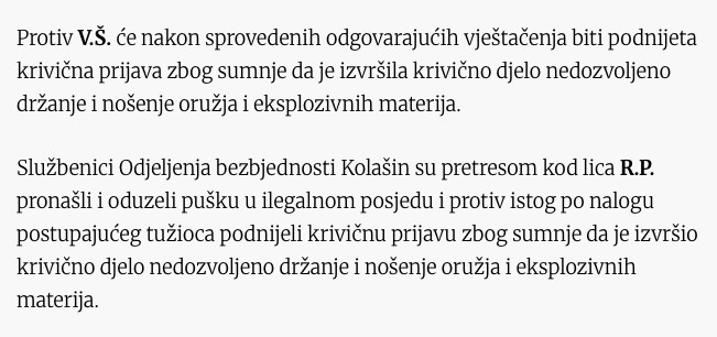 Montenegro-avmp/U-pretresima-na-sjeveru-kontrolisana-OIL_-Pronadeni-pistolji-puska-263-kom_4