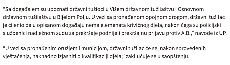 Montenegro-avmp/U-pretresima-na-sjeveru-pronadeno-oruzje-i-municija-u-ilegalnom-posjedu-ta_5