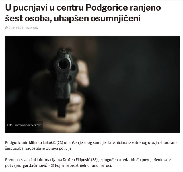 Montenegro-avmp/U-pucnjavi-u-centru-Podgorice-ranjeno-sest-osoba-uhapsen-osumnjiceni---CdM