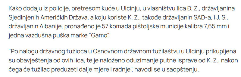 Montenegro-avmp/UP-Sluzbenici-SGP-uhapsili-jednu-osobu-pronadeno-blizu-2-kg-marihuane-oduzeti-pistolji-puske-municija-droga...