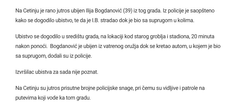 Montenegro-avmp/Ubistvo-na-Cetinju_-Stradao-Ilija-Bogdanovic-na-njega-pucano-ka-autu-u-koj