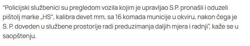 Montenegro-avmp/Uhapsen-Rozajac-osumnjicen-da-je-sugradaninu-tokom-rasprave-u-saobracaju-prijetio-pistoljem_2