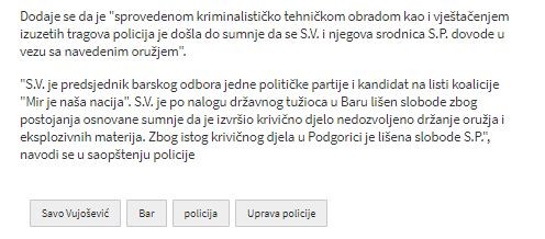 Montenegro-avmp/Uhapsen-kandidat-za-poslanika-koalicije-_Mir-je-nasa-nacija_-osumnjicen-za