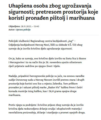 Montenegro-avmp/Uhapsena-osoba_1