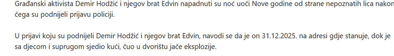 Montenegro-avmp/Uoci-novogodisnje-noci-napadnuti-Demir-Hodzic-i-njegov-brat_2