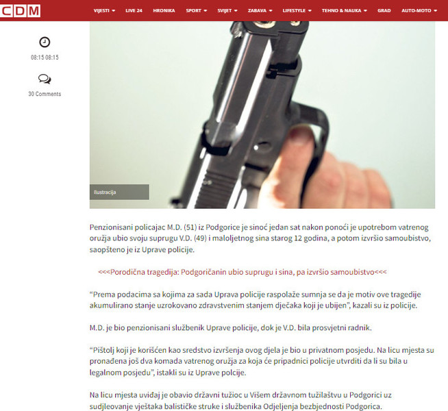 Montenegro-avmp/Uprava-policije_-Penzionisani-policajac-hicima-iz-pistolja-ubio-suprugu-i