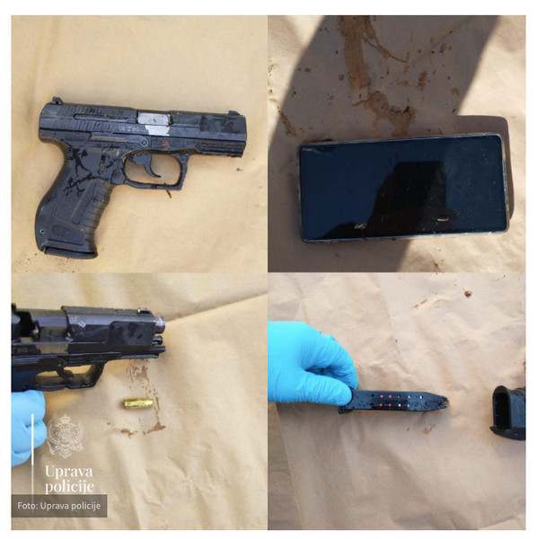 Montenegro-avmp/Uprava-policije_-Uhapsen-drzavljanin-Srbije-tokom-bjekstva-odbacio-pistolj_1