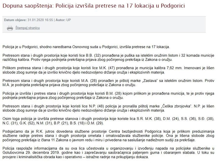 Montenegro-avmp/Weapon-seizure_2