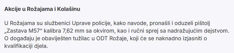 Montenegro-avmp/Zaplena-Rozaje