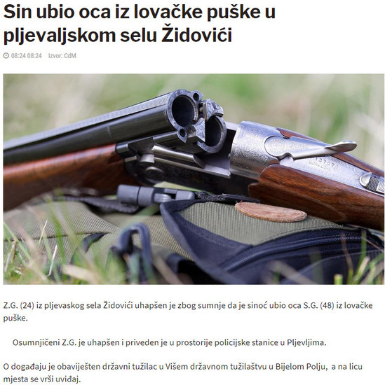 Montenegro-avmp/www.cdm.me_hronika_sin-ubio-oca-iz-lovacke-puske-u-pljevaljskom-selu-zidov