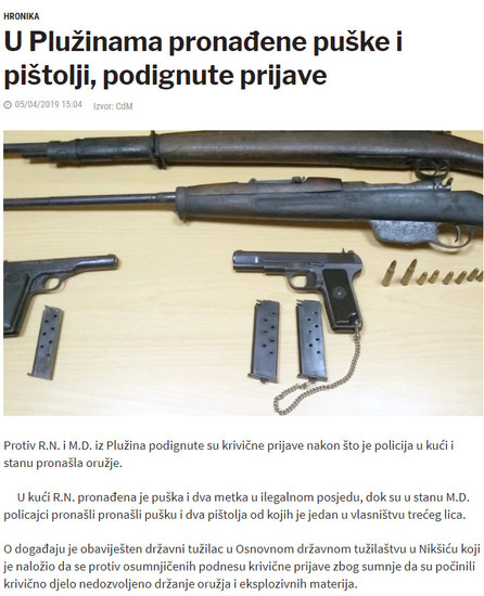 Montenegro-avmp/www.cdm.me_hronika_u-pluzinama-pronadene-puske-i-pistolji-podignute-prijav
