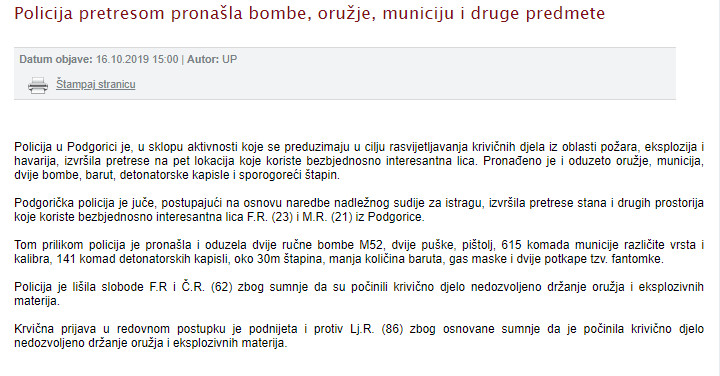 Montenegro-avmp/www.mup.gov.me_upravapolicije_vijestiPolicija-pretresom-pronasla-bombe-oru