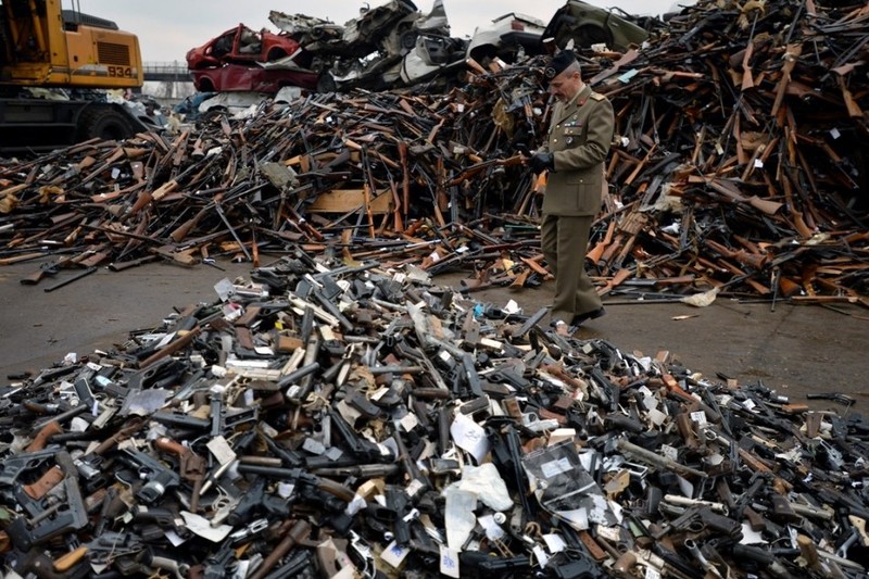 The number of SALW destroyed in Serbia with the help of UNDP/SEESAC since 2003 stands at almost 110,000 SALW