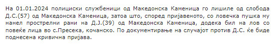 North-Macedonia/01.01.2024-Preseka