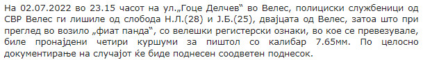 North-Macedonia/02.07.2022-Veles