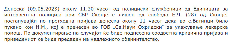 North-Macedonia/09.05.2023-Batinci