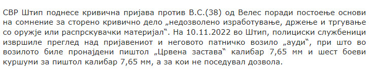 North-Macedonia/10.11.2022-Shtip