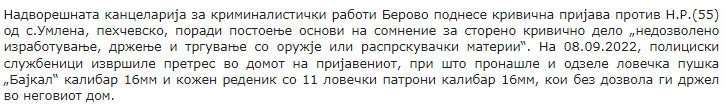North-Macedonia/15.11.2022-Umlena