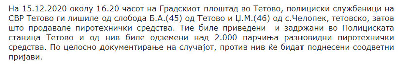 North-Macedonia/15.12.2020--Tetovo