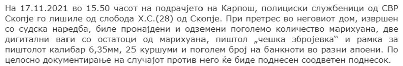 North-Macedonia/17.11.2021--Skopje
