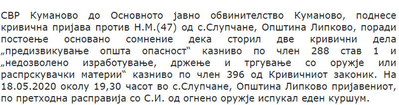 North-Macedonia/18.05.2020--Lipkovo