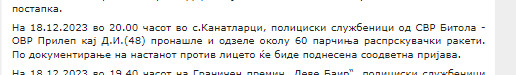 North-Macedonia/18.12.2023-Kanatlarci.