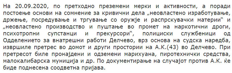 North-Macedonia/20.09.2020--Delcevo