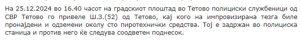 North-Macedonia/25.12.2024-Tetovo
