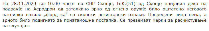 North-Macedonia/28.11.2023-Skopje