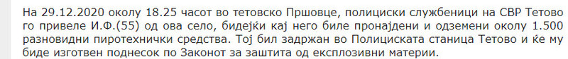 North-Macedonia/29.12.2020--Tetovo