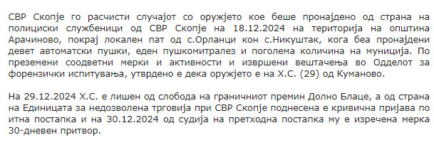 North-Macedonia/29.12.2024-Nikushtak