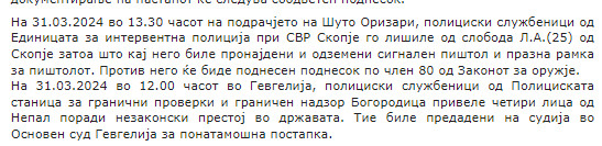 North-Macedonia/31.03.2024-Skopje