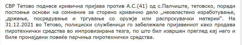 North-Macedonia/31.12.2021--Tetovo