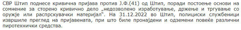 North-Macedonia/31.12.2022-Shtip