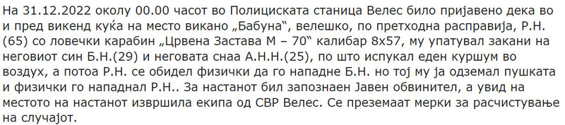North-Macedonia/31.12.2022-Veles