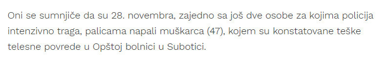 Serbia-avmp/1Jedan-maloletnik-uhapsen