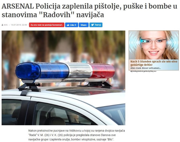 Serbia-avmp/ARSENAL-Policija-zaplenila-pistolje-puske-i-bombe-u-stanovima-_Radovih_-navija_1
