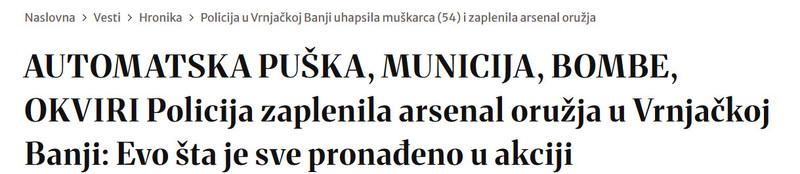 Serbia-avmp/AUTOMATSKA-PUSKA-MUNICIJA-BOMBE-OKVIRI-Policija-zaplenila-arsenal-oruzja-u-Vrnjackoj-Banji-Evo-sta-je-sve-pronadeno-u-akciji