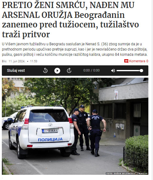 Serbia-avmp/Beogradanin-zanemeo-pred-tuziocem-tuzilastvo-trazi-pritvor---Blic