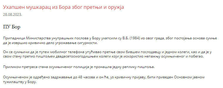 Serbia-avmp/Bor