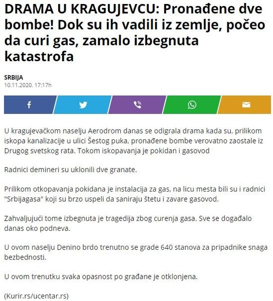 Serbia-avmp/DRAMA-U-KRAGUJEVCU_-Pronadene-dve-bombe-Dok-su-ih-vadili-iz-zemlje-poceo-da-cu