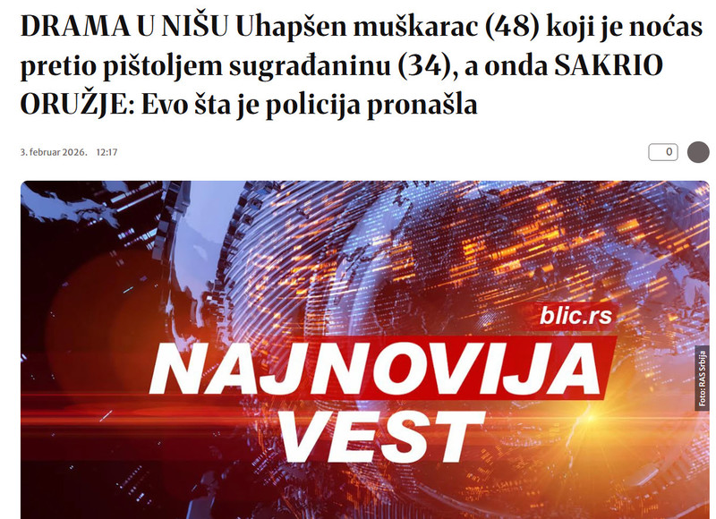 Serbia-avmp/DRAMA-U-NISU-Uhapsen-muskarac-48-koji-je-nocas-pretio-pistoljem-sugradaninu-34-a-onda-SAKRIO-ORUZJE-Evo-sta-je-policija-pronasla_2
